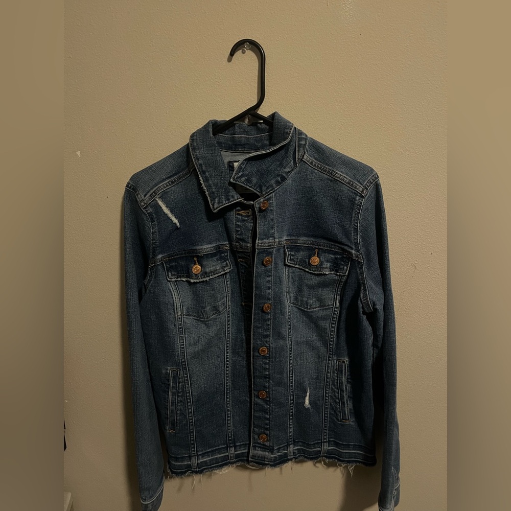 Navy Blue Jean Jacket